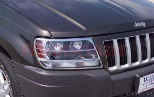 Head Lamp Trim to suit Jeep Grand Cherokee WG 2005-2008 - Chrome