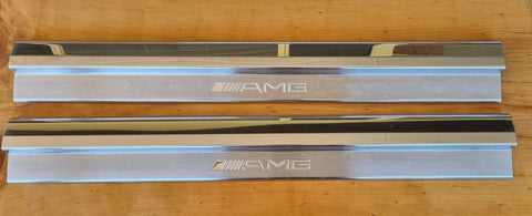 Sill Plates - stainless steel to suit Mercedes Benz W208 CLK 1997-2002
