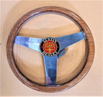 Steering Wheel refurbished in lined walnut - Austin Healey Sprite
