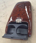 Jaguar XJ8 Leather Centre Armrest refurbished / restored in Burl Walnut - CALL US FOR PRICE AND AVAILABILITY