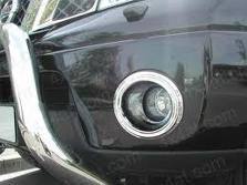 Fog Lamp Rims to suit Nissan Navara D40 2006-2011 - Chrome