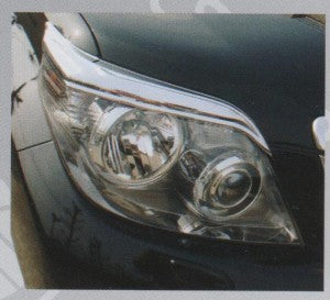 Head Lamp Trim to suit Toyota Prado  2010-2014- Chrome