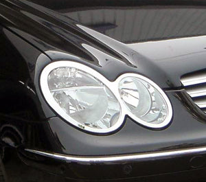 Head Lamp Trim to suit Mercedes Benz CLK W209 2002-2009  - Chrome 