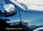 Mirror Covers to suit Toyota Hilux 2005-2011 - Chrome