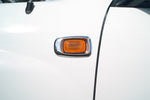 Side Lamp Rims to suit Toyota Prado 1997-2002 - Chrome