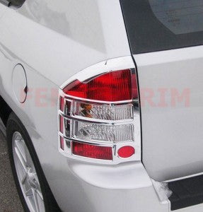 Tail Lamp Trim to suit Jeep Compass 2007-2017- Chrome 