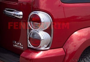 Tail Lamp Trim to suit Jeep Cherokee KJ 2002-2007 - Chrome