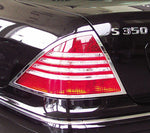 Tail Lamp Trim to suit Mercedes Benz W220 1998-2005 - Chrome 