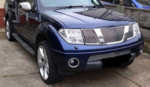  Billet Grille with NO logo to suit Nissan Navara D40 STX 2010-15 / ST 2012-15 / Pathfinder 08+ - upper 2010-2015