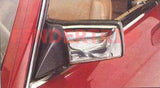 Chrome Mirror Covers S/S to suit Mercedes Benz S-Class W126 1979-1992