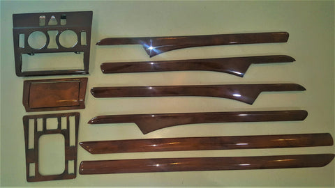 Mercedes-Benz C-Class W202 - refurbished  10 piece kit in Walnut Burl - 1 x set in stock - CALL US FOR PRICE AND OPTIONS
