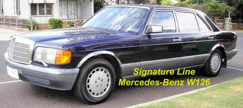 Wheel Arch Moulds to suit Mercedes Benz W126/1 S-Class 1979-1992